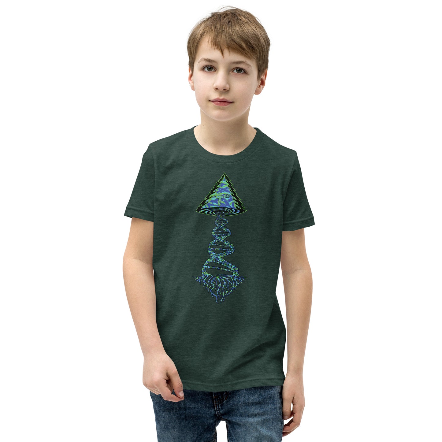 Youth Short Sleeve T-Shirt "Wild'n Edition" Tango Tree of life Vortex