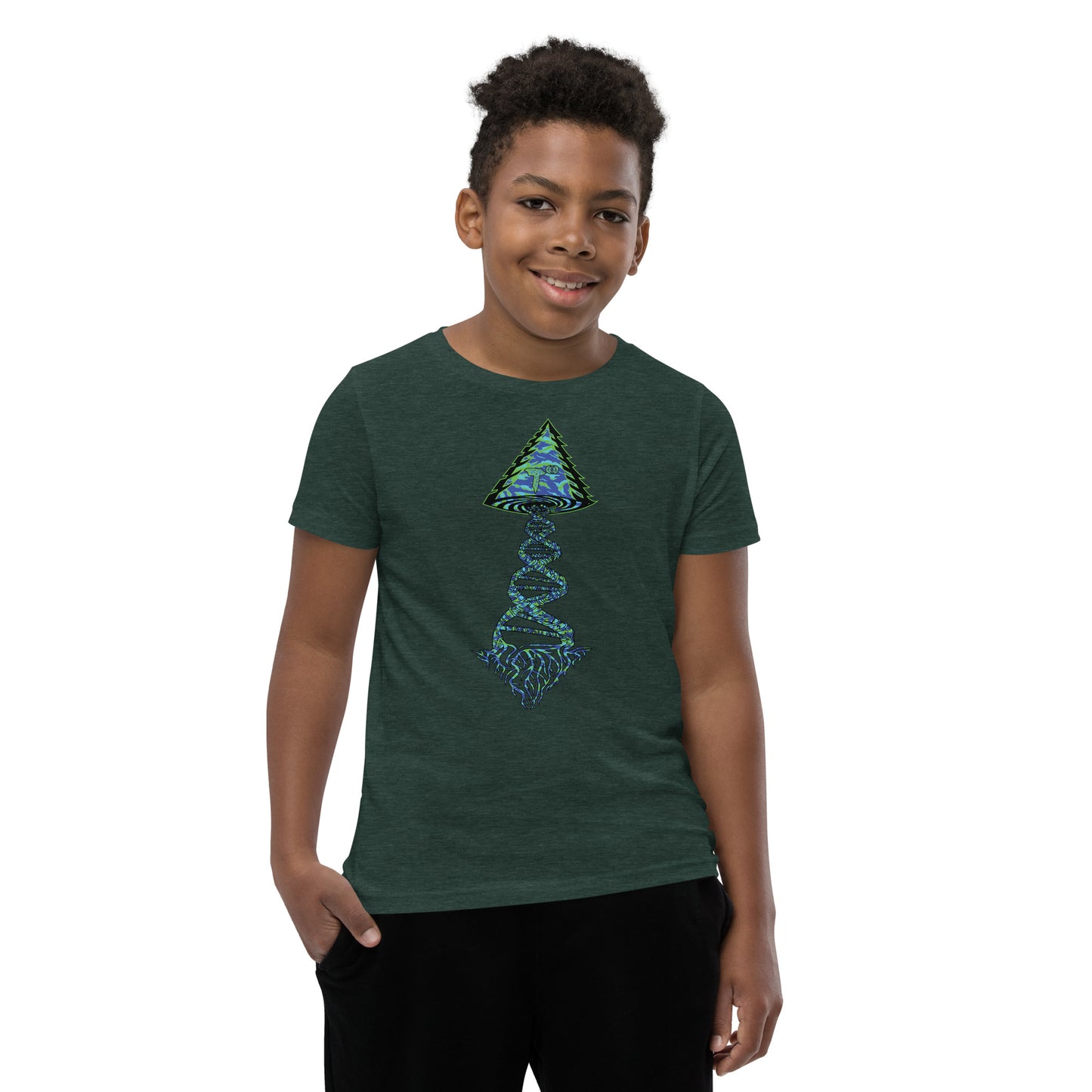 Youth Short Sleeve T-Shirt "Wild'n Edition" Tango Tree of life Vortex