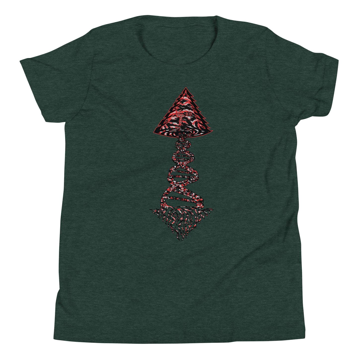 Youth Short Sleeve T-Shirt "Blood Clot Edition" Tango Tree of Life Vortex