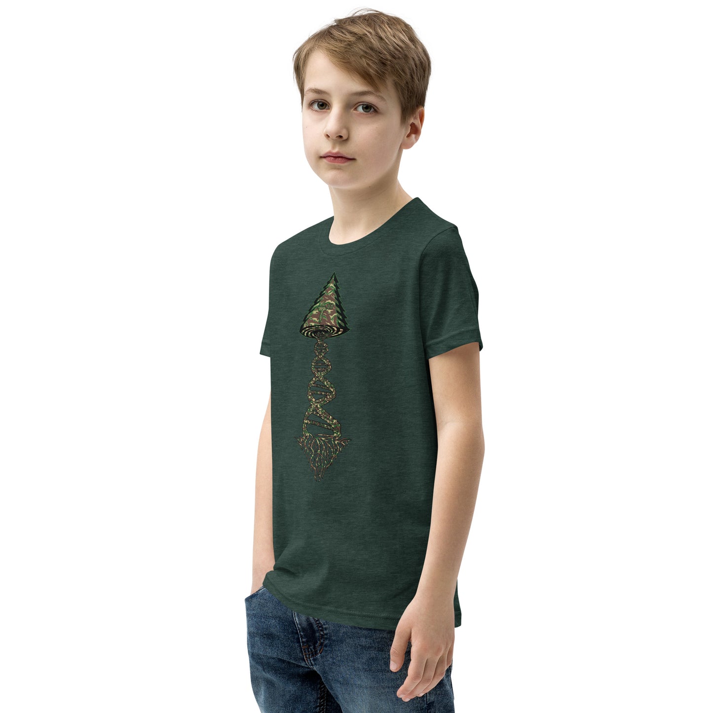 Youth Short Sleeve T-Shirt "Can't See Me Edition" Tango Tree of Life Vortex