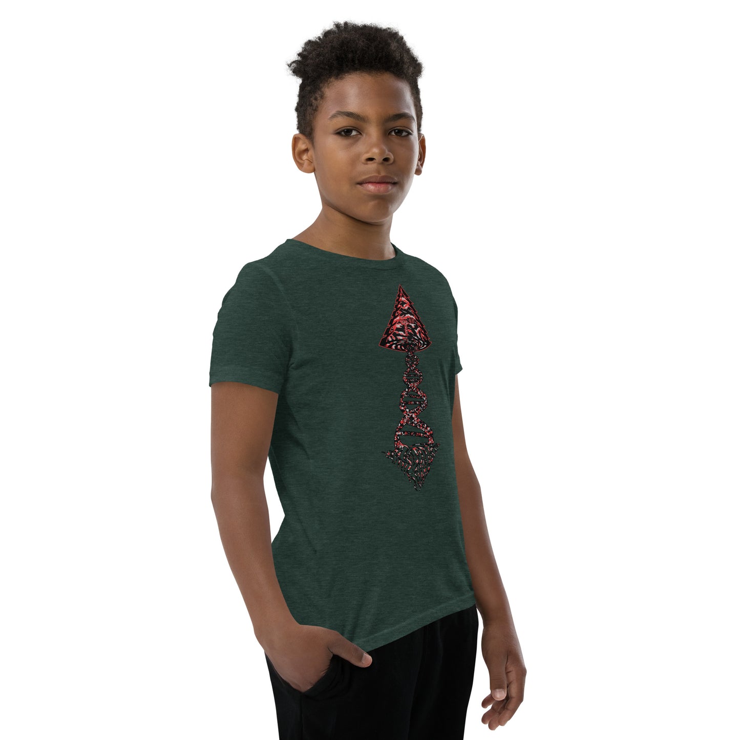 Youth Short Sleeve T-Shirt "Blood Clot Edition" Tango Tree of Life Vortex