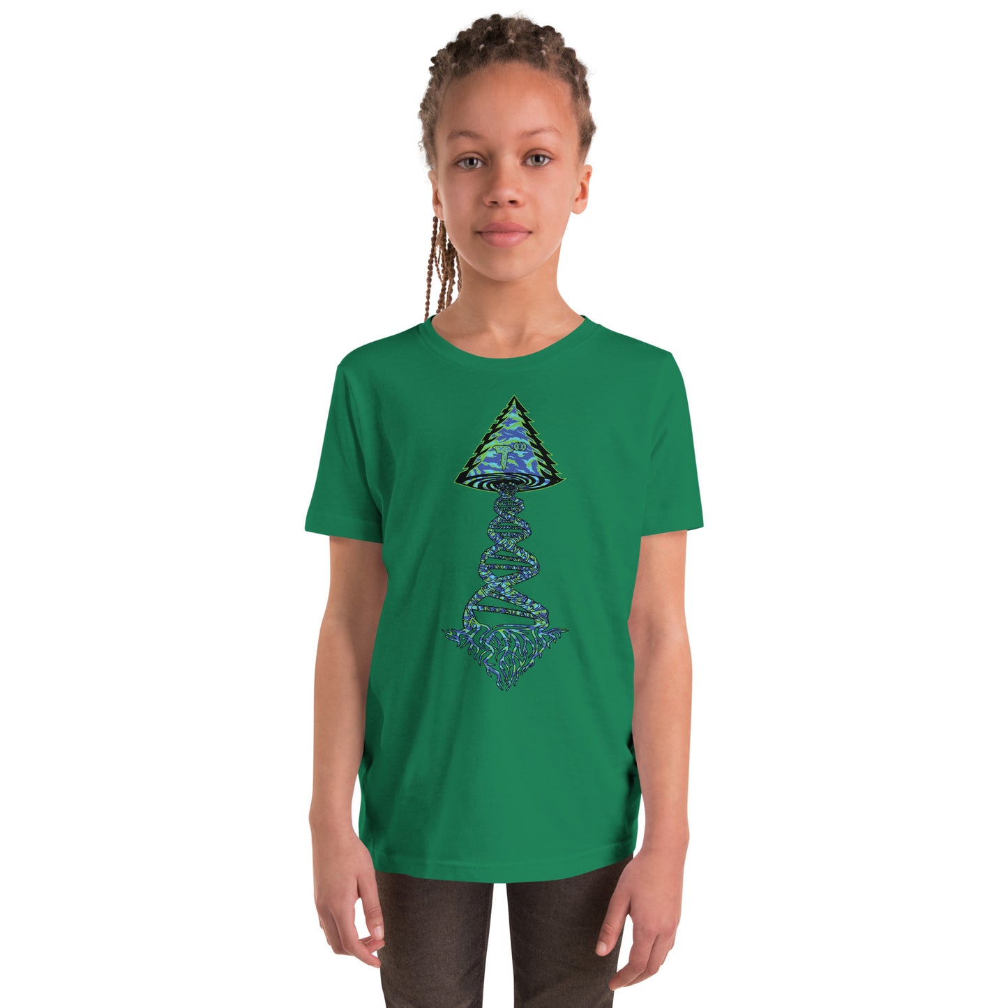 Youth Short Sleeve T-Shirt "Wild'n Edition" Tango Tree of life Vortex