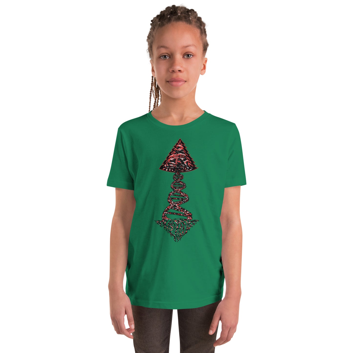 Youth Short Sleeve T-Shirt "Blood Clot Edition" Tango Tree of Life Vortex