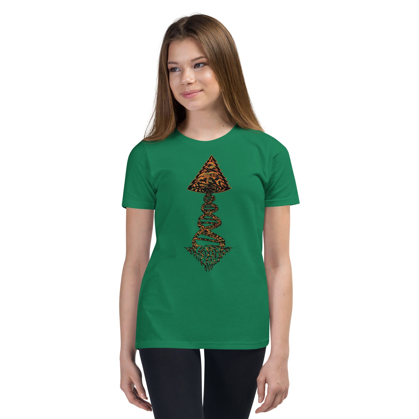 Youth Short Sleeve T-Shirt "Tiger Style Edition" Tango Tree of Life Vortex