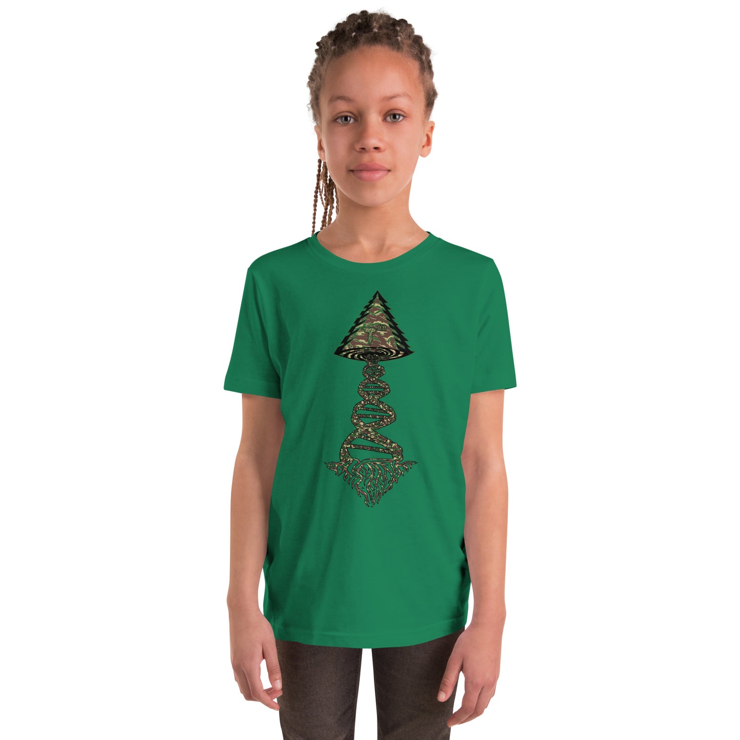 Youth Short Sleeve T-Shirt "Can't See Me Edition" Tango Tree of Life Vortex