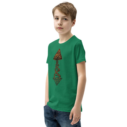 Youth Short Sleeve T-Shirt "Tiger Style Edition" Tango Tree of Life Vortex