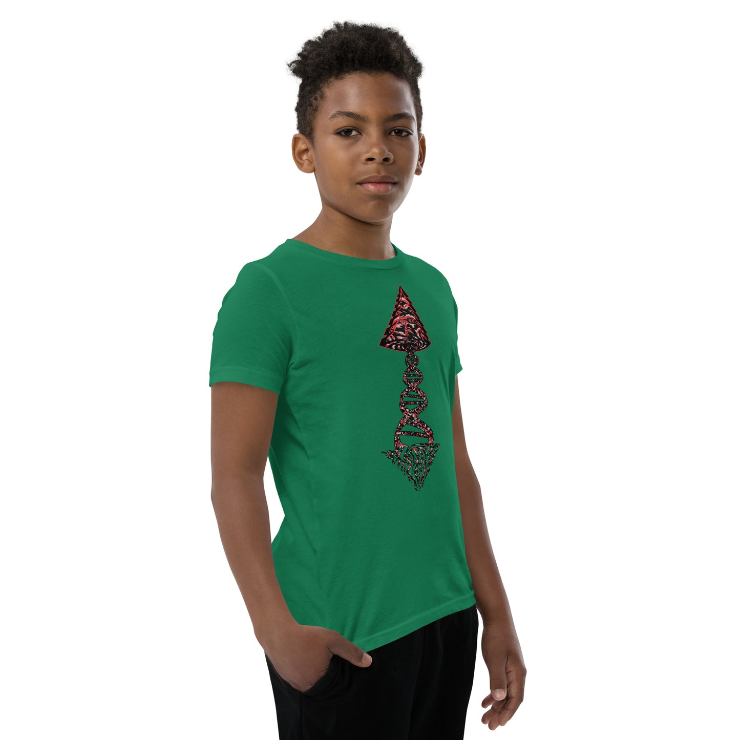 Youth Short Sleeve T-Shirt "Blood Clot Edition" Tango Tree of Life Vortex