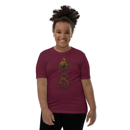 Youth Short Sleeve T-Shirt "Tiger Style Edition" Tango Tree of Life Vortex