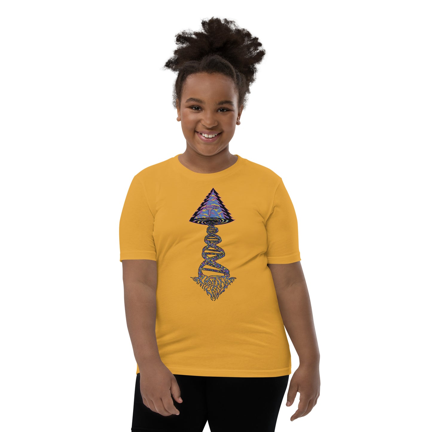 Youth Short Sleeve T-Shirt "Stylin" Tango Tree of Life Vortex