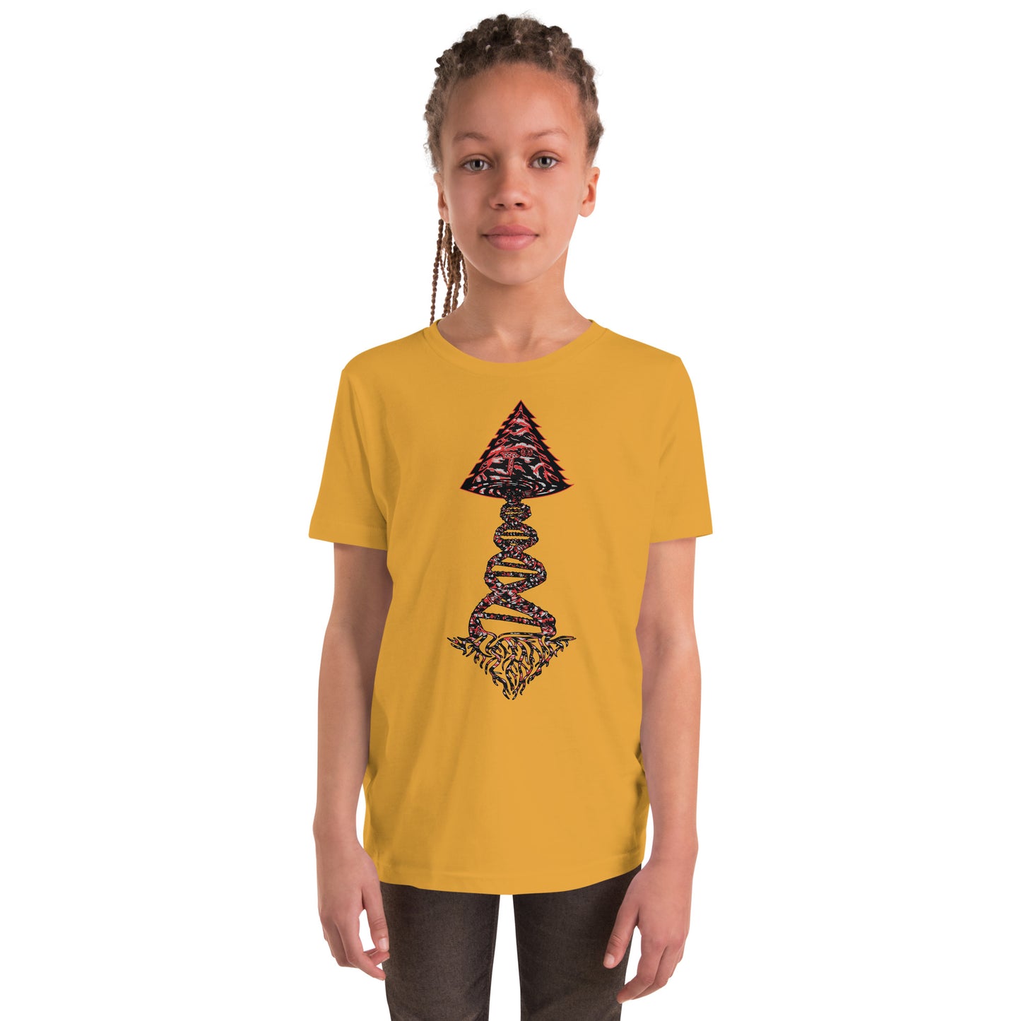 Youth Short Sleeve T-Shirt "Blood Clot Edition" Tango Tree of Life Vortex