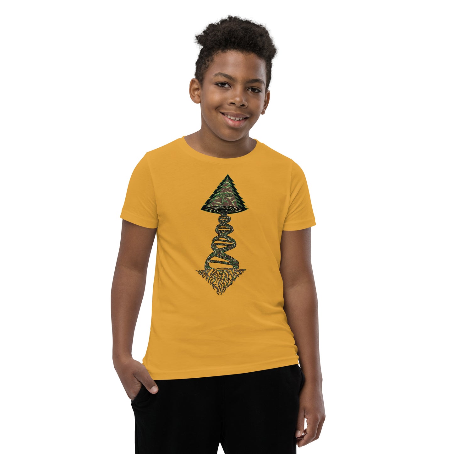 Youth Short Sleeve T-Shirt "Can't See Me Edition" Tango Tree of Life Vortex