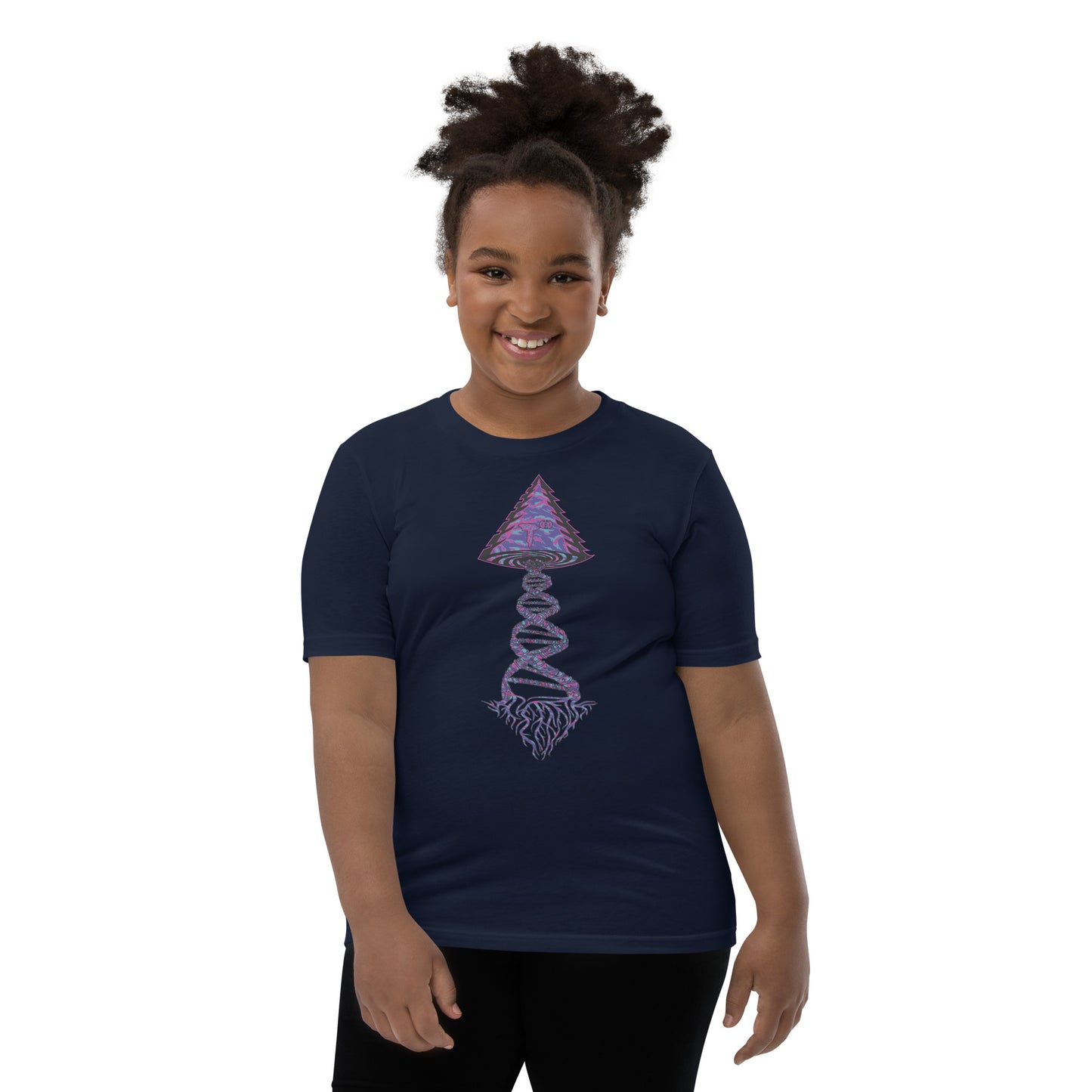 Youth Short Sleeve T-Shirt "Magic" Tango Tree of Life Vortex