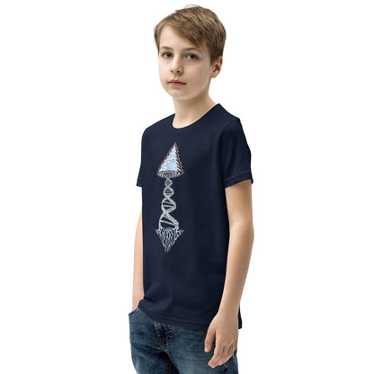 Youth Short Sleeve T-Shirt "Elegant Edition" Tango Tree of Life Vortex