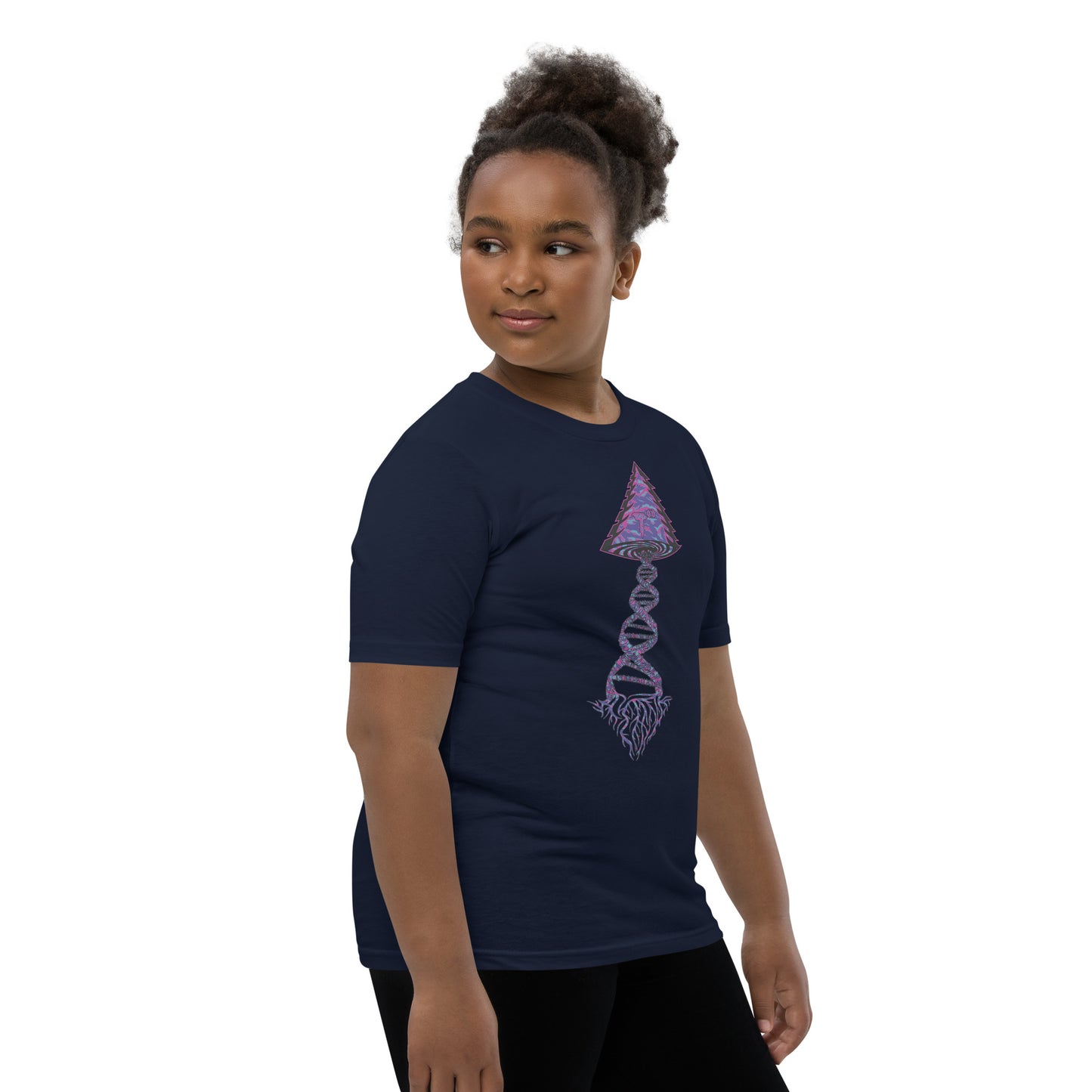 Youth Short Sleeve T-Shirt "Magic" Tango Tree of Life Vortex