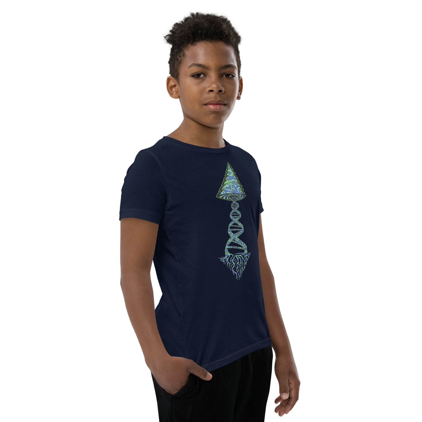 Youth Short Sleeve T-Shirt "Wild'n Edition" Tango Tree of life Vortex