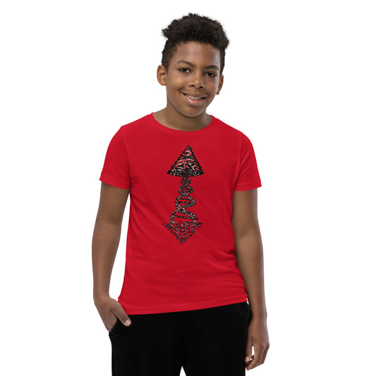 Youth Short Sleeve T-Shirt "Blood Clot Edition" Tango Tree of Life Vortex