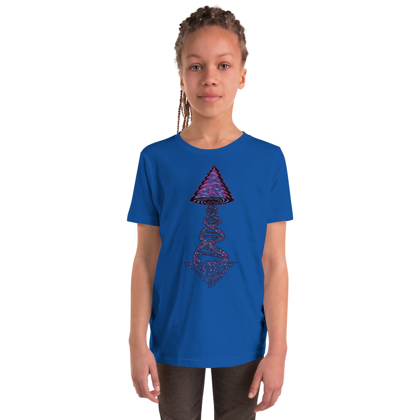 Youth Short Sleeve T-Shirt "Magic" Tango Tree of Life Vortex