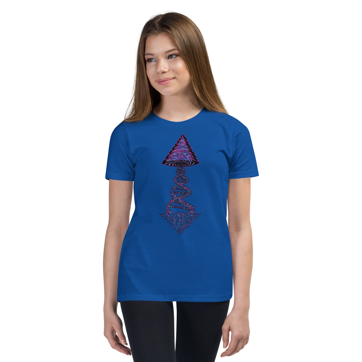 Youth Short Sleeve T-Shirt "Magic" Tango Tree of Life Vortex