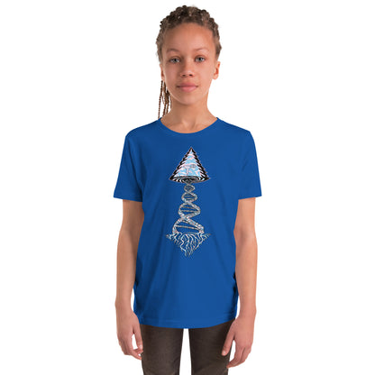 Youth Short Sleeve T-Shirt "Elegant Edition" Tango Tree of Life Vortex