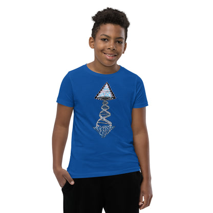 Youth Short Sleeve T-Shirt "Elegant Edition" Tango Tree of Life Vortex