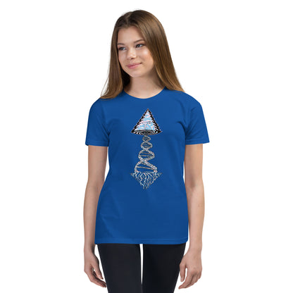 Youth Short Sleeve T-Shirt "Elegant Edition" Tango Tree of Life Vortex