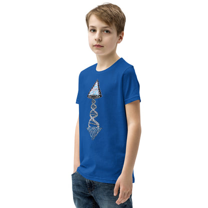 Youth Short Sleeve T-Shirt "Elegant Edition" Tango Tree of Life Vortex