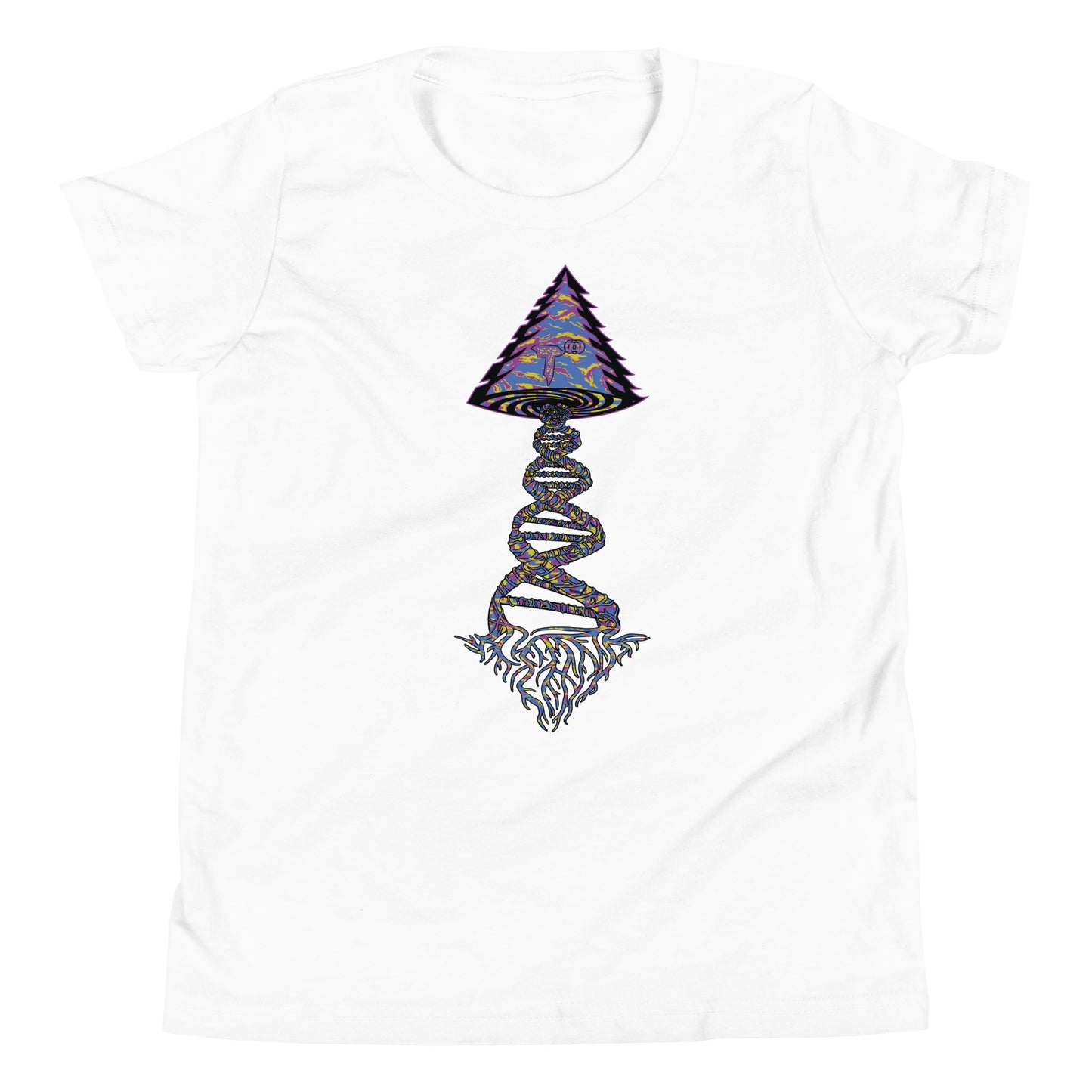 Youth Short Sleeve T-Shirt "Stylin" Tango Tree of Life Vortex