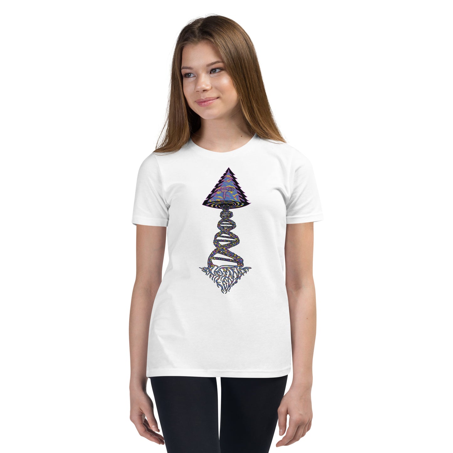 Youth Short Sleeve T-Shirt "Stylin" Tango Tree of Life Vortex