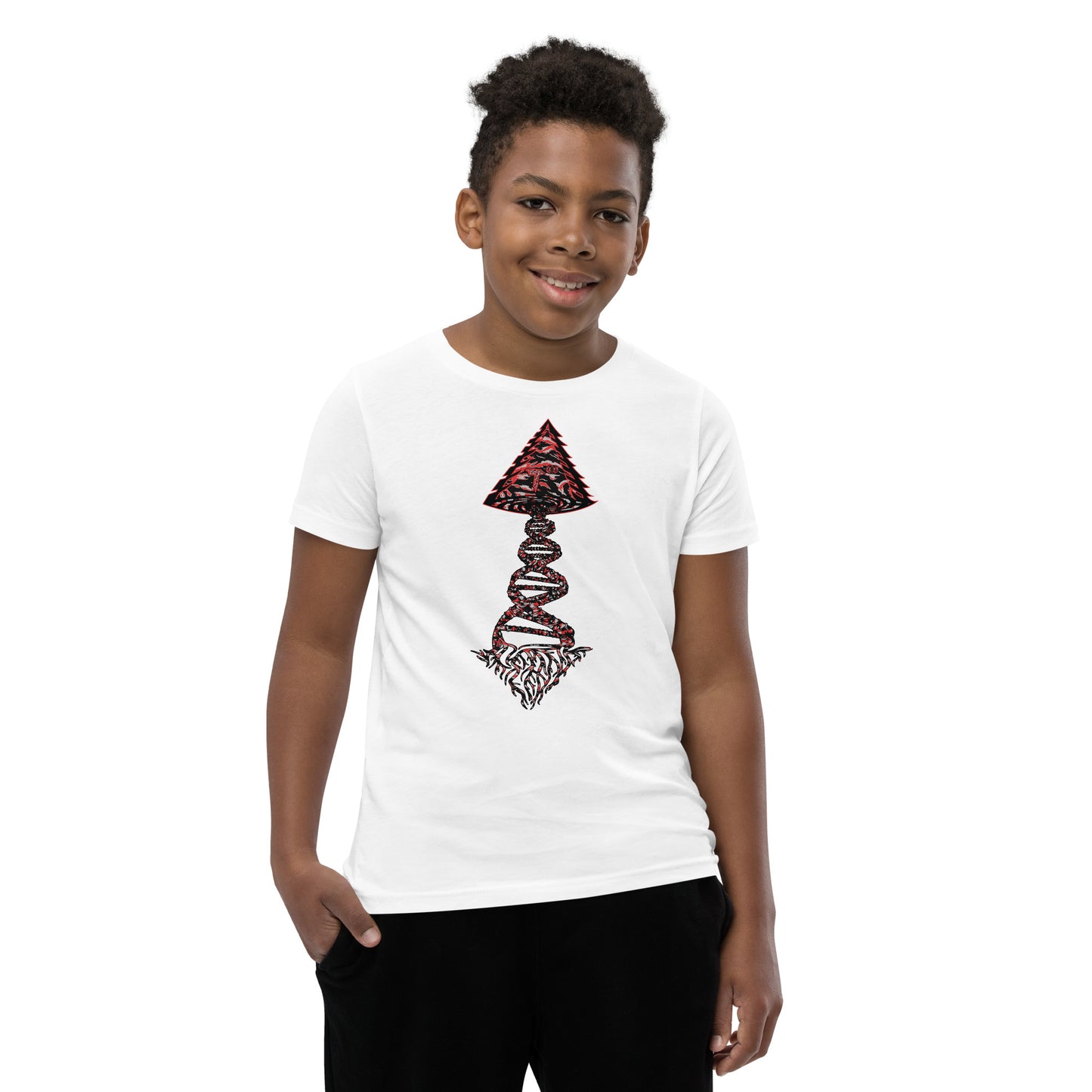 Youth Short Sleeve T-Shirt "Blood Clot Edition" Tango Tree of Life Vortex