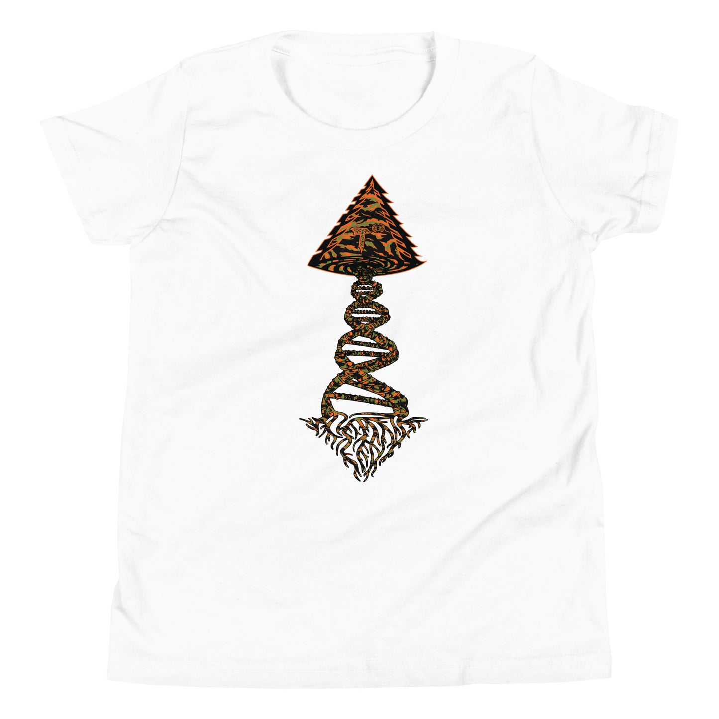 Youth Short Sleeve T-Shirt "Tiger Style Edition" Tango Tree of Life Vortex