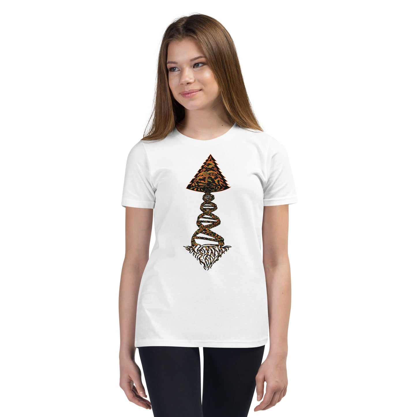 Youth Short Sleeve T-Shirt "Tiger Style Edition" Tango Tree of Life Vortex