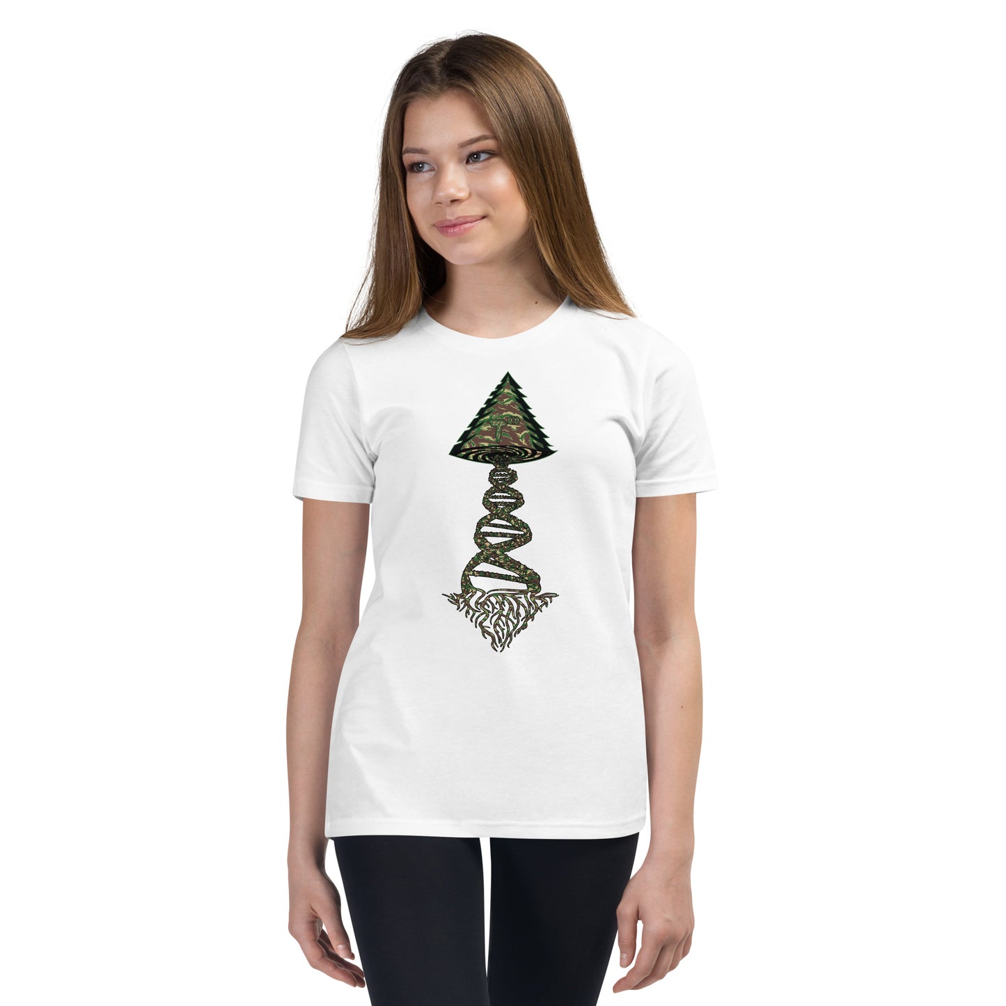 Youth Short Sleeve T-Shirt "Can't See Me Edition" Tango Tree of Life Vortex