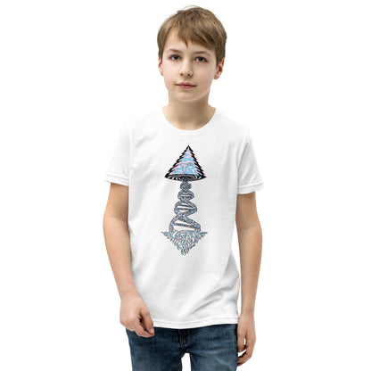 Youth Short Sleeve T-Shirt "Elegant Edition" Tango Tree of Life Vortex