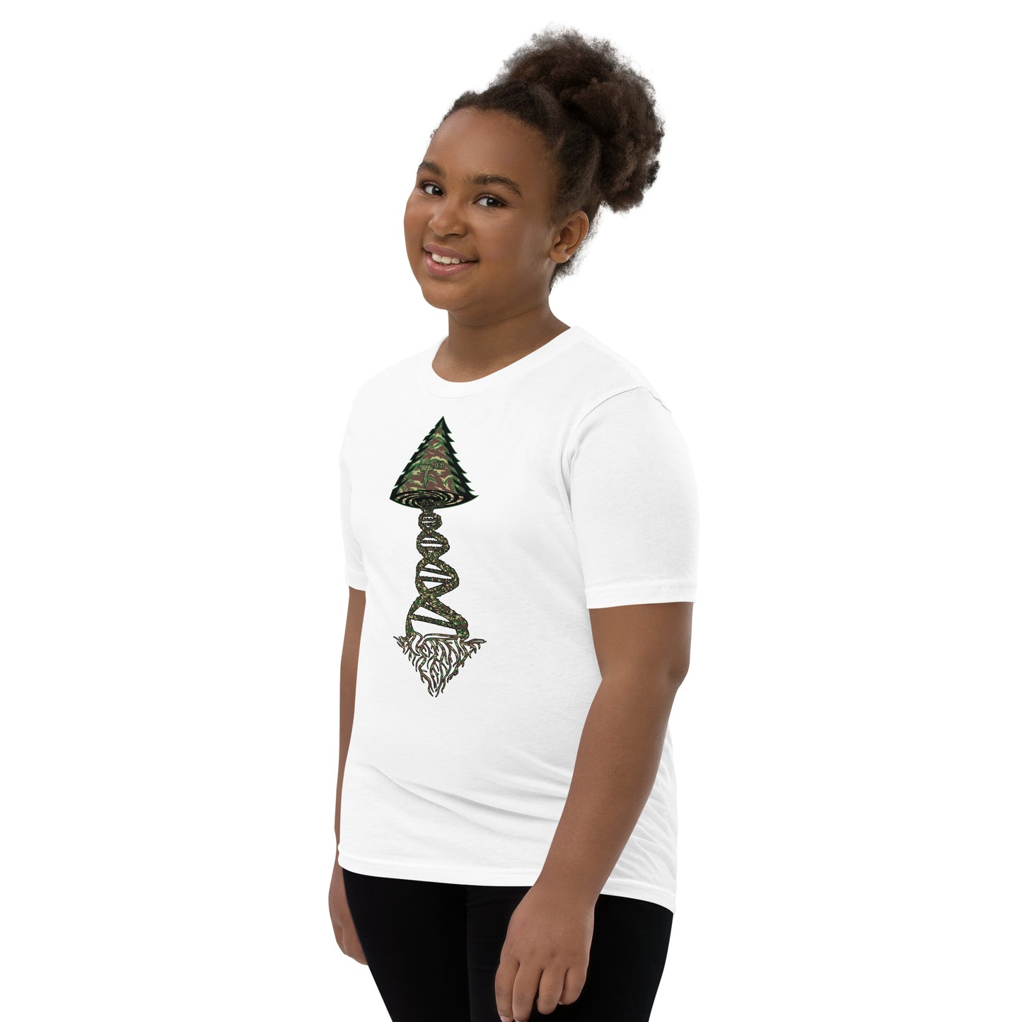 Youth Short Sleeve T-Shirt "Can't See Me Edition" Tango Tree of Life Vortex