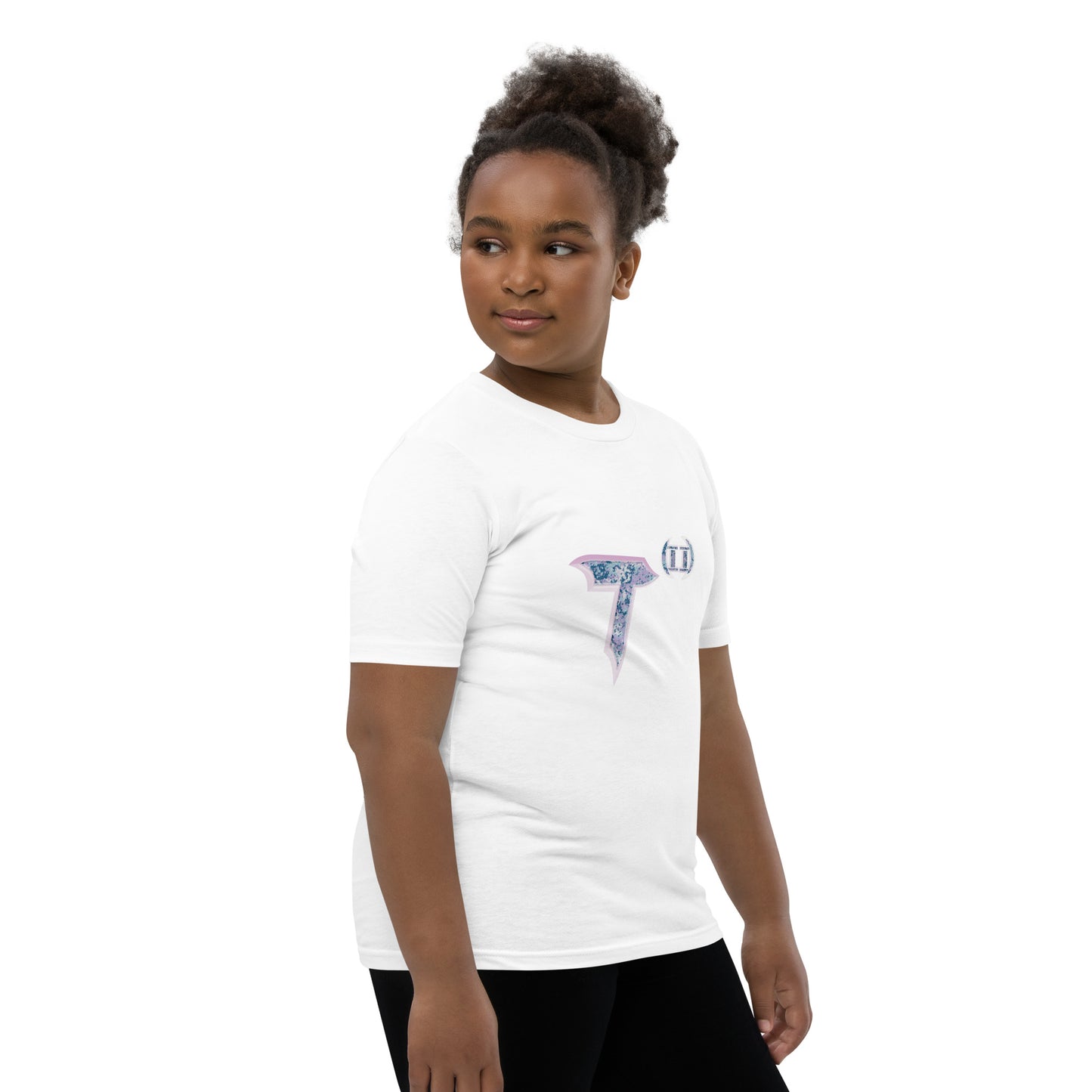 Youth Short Sleeve T-Shirt "T(2)" Digital Elegant Edition